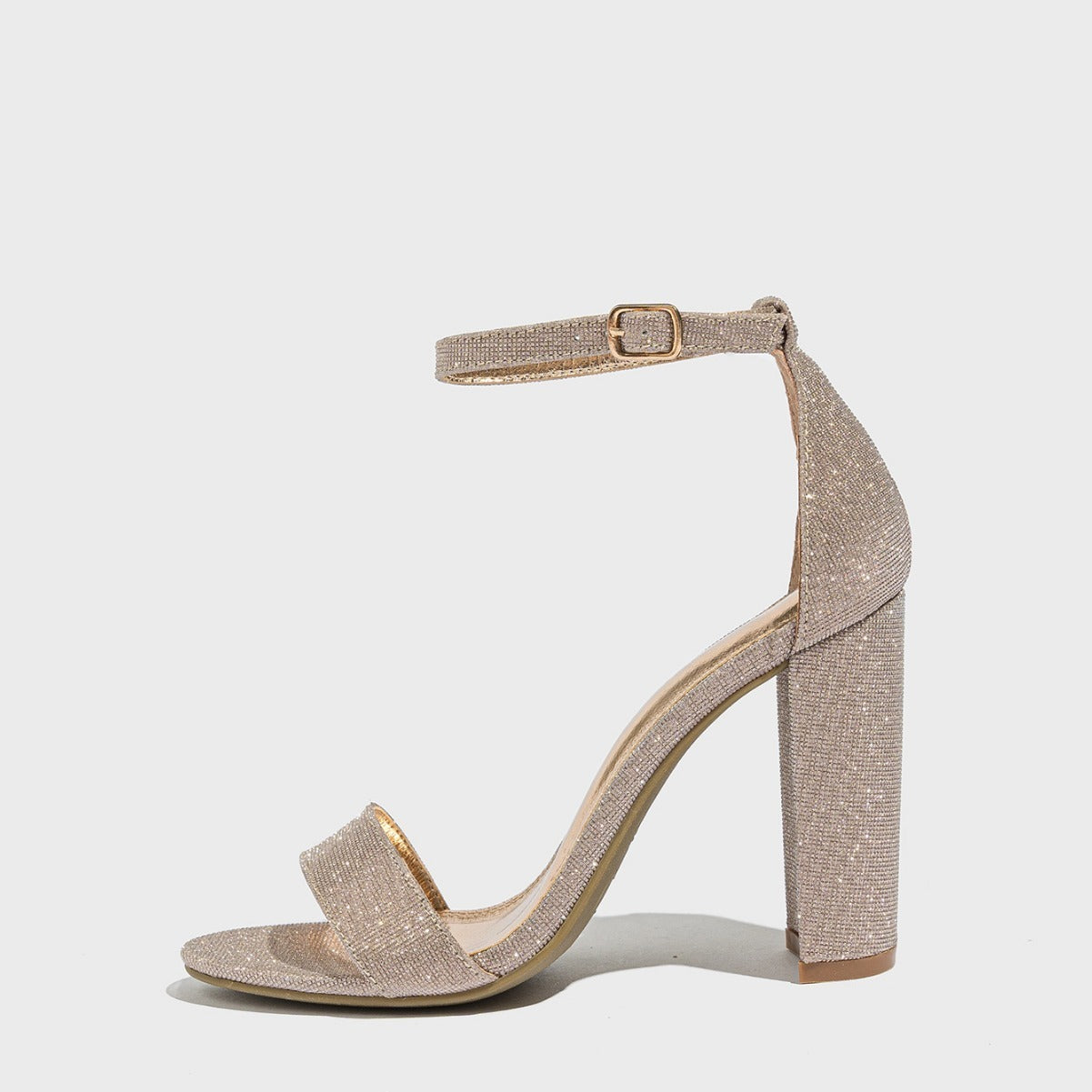 Chunky Glitter High Heels