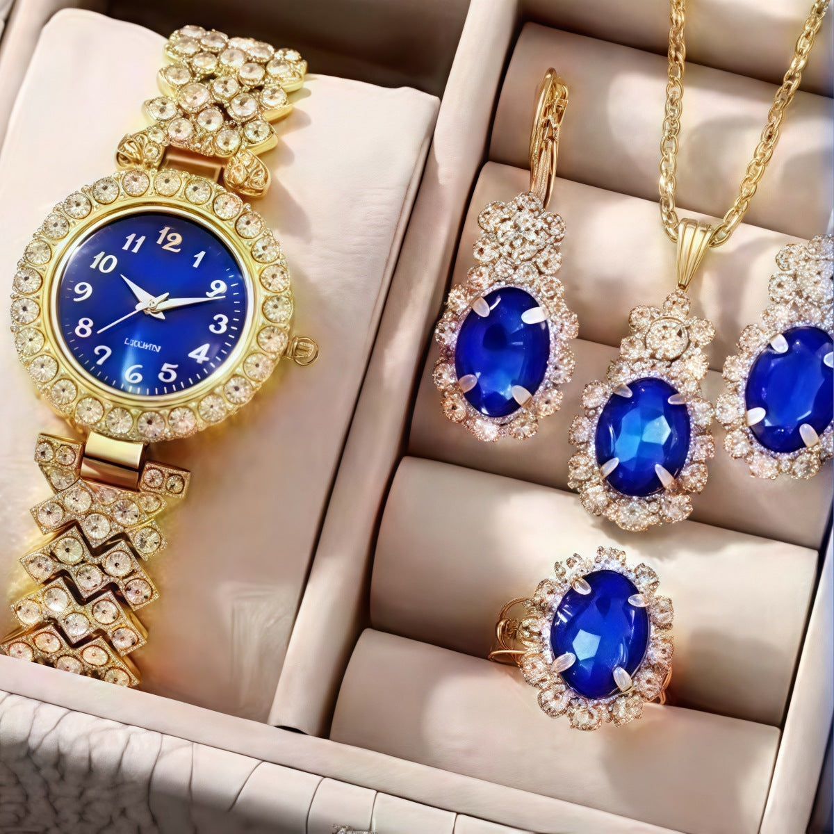 Crystal Jewelry Gift Set