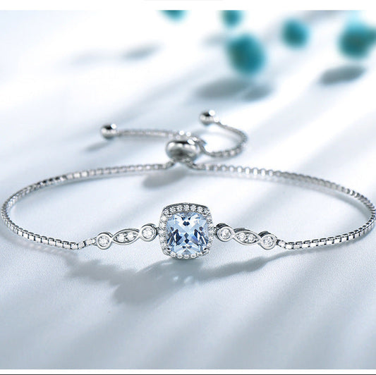 Elegant Sterling Silver Four-Piece Jewelry Set