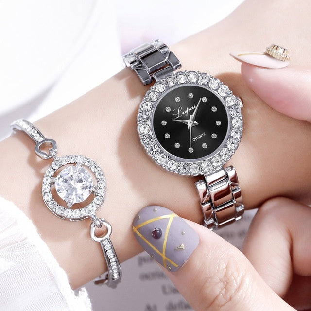 CrystalGrace Bracelet Watch