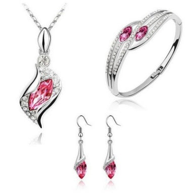 Elegant Crystal Jewelry Set