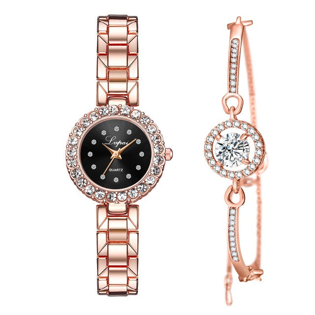 CrystalGrace Bracelet Watch