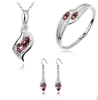 Elegant Crystal Jewelry Set