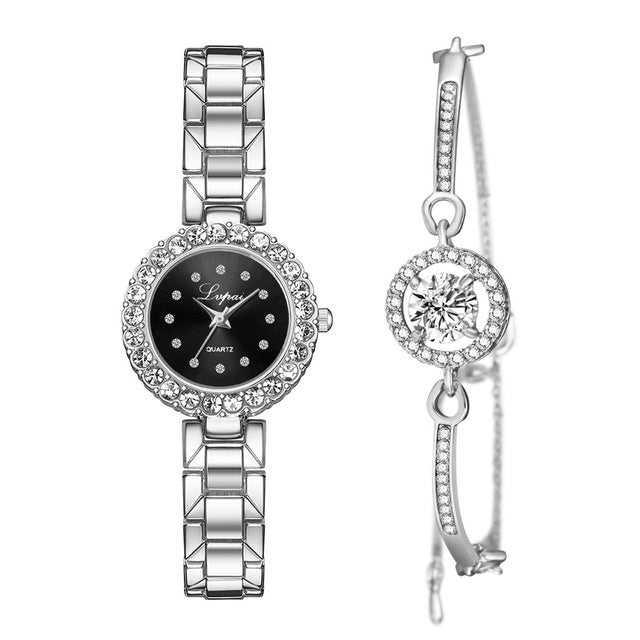 CrystalGrace Bracelet Watch