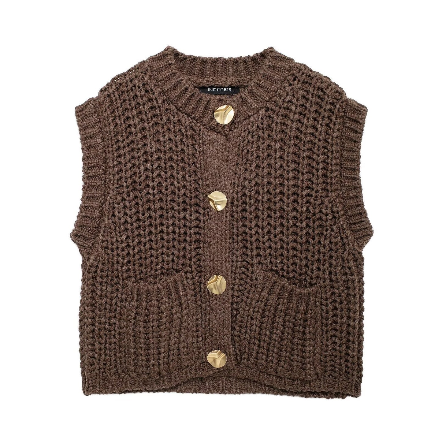 The Artisan Knit Sleeveless Vest