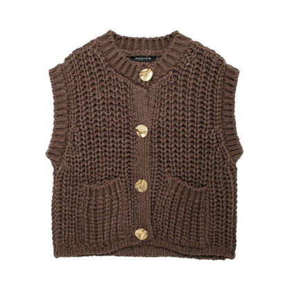The Artisan Knit Sleeveless Vest