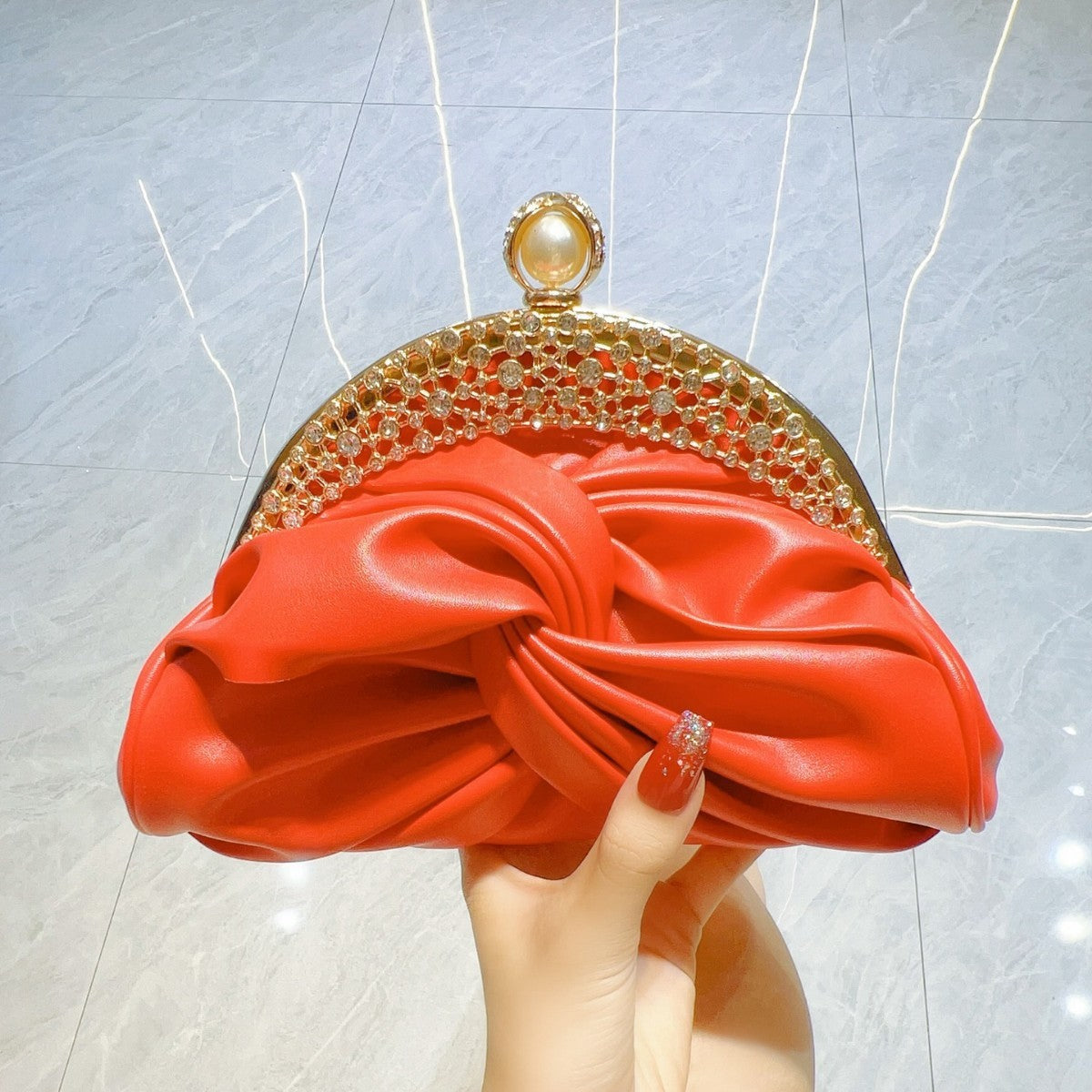 Diamond-Embellished Luxury Clutch