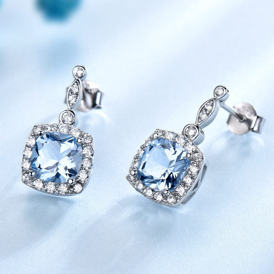 Elegant Sterling Silver Four-Piece Jewelry Set