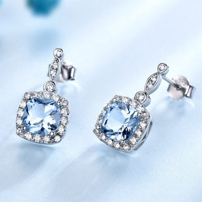 Elegant Sterling Silver Four-Piece Jewelry Set