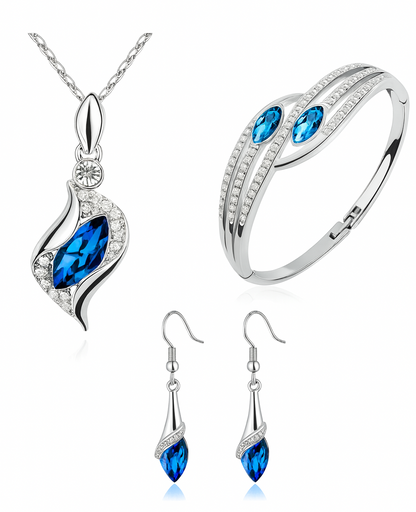 Elegant Crystal Jewelry Set