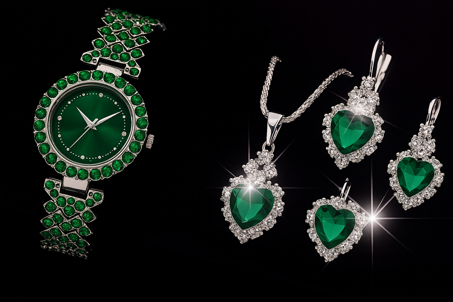 Crystal Jewelry Gift Set