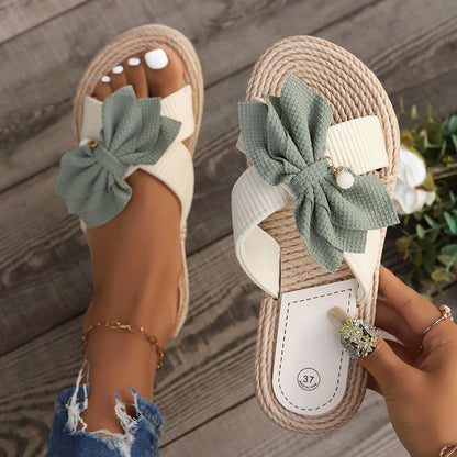 Elegant Flower Strap Sandals