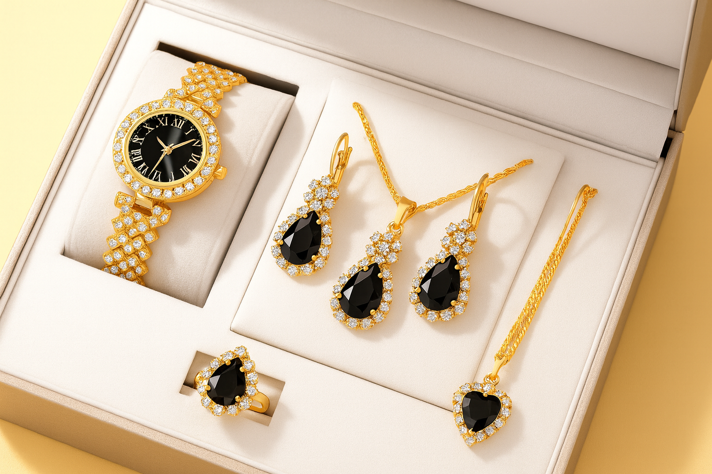 Crystal Jewelry Gift Set